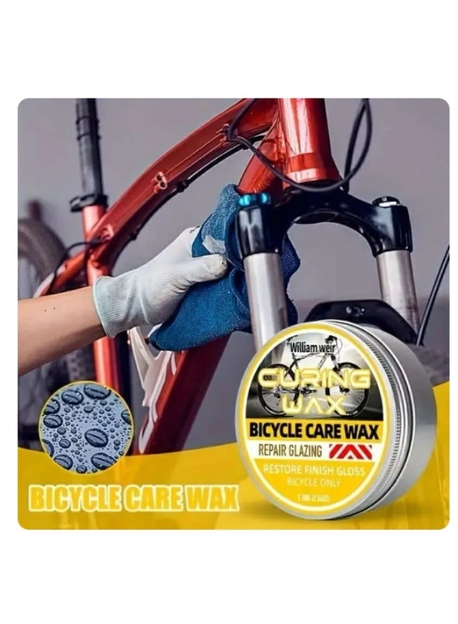 ويليام وير شمع معالج للعناية بالدراجات يعيد اللمعان، ويصلح الخدوش، ويحمي من الأوساخ للدراجات الجبلية ودراجات الطرق 80 غرام - Image 2